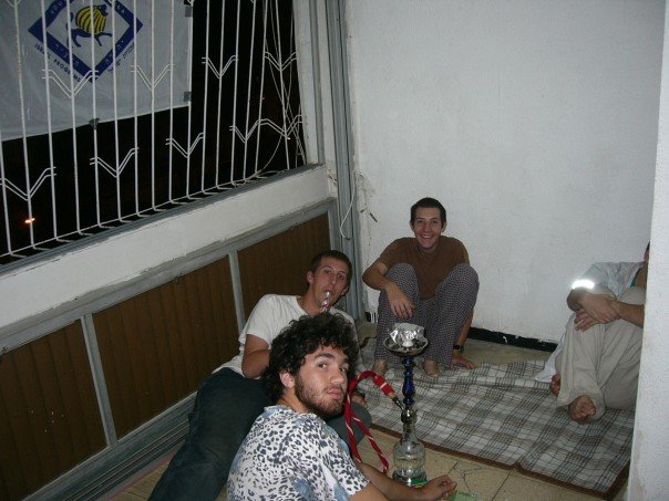 kids smoking hashish from a hookah