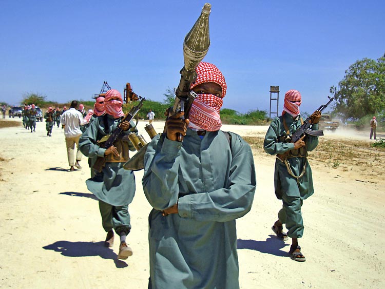 A muslim militia in somalia