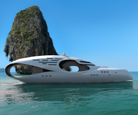 concept yacht of the future