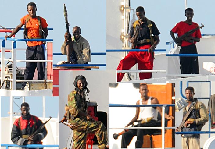 happy somali pirates