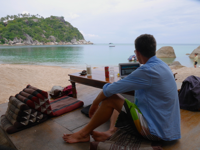 My office on Koh Phangan, Thailand