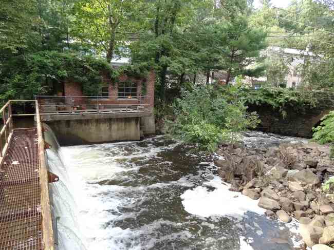 an old water fall in sparkill new york