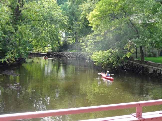 kayaking on the sparkill creek