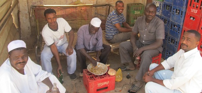 eating foul / fool with the locals in khartoum sudan