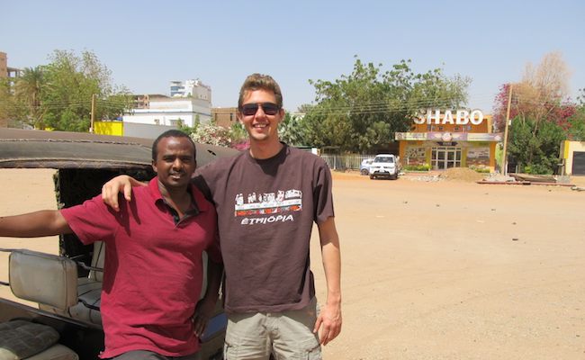 rickshaw driver in sudan khartoum