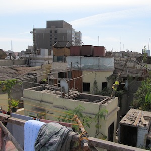 a hostel on the roof in cairo