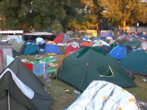 exit festival camp site