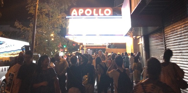 The historic Apollo theatre in Harlem New York