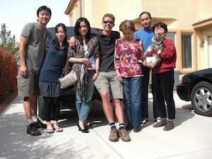 a japanese family in los vegas