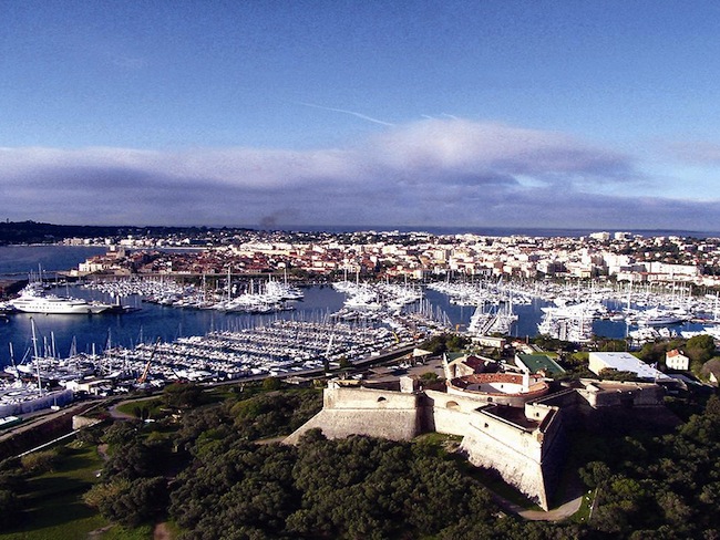 beautiful harbor in antibes france