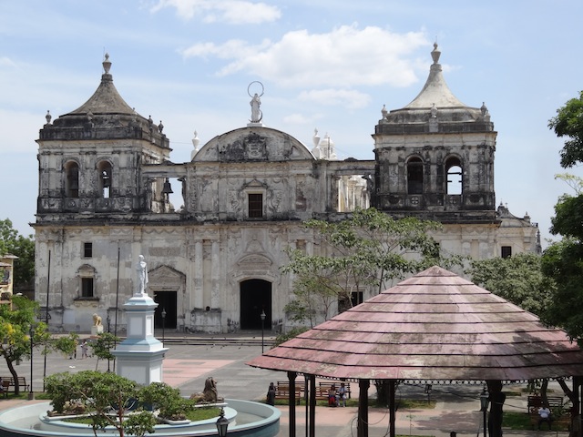 central cathedral in leon nicaragua