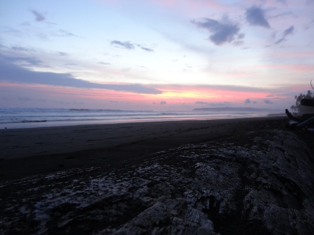 sunset in costa rica