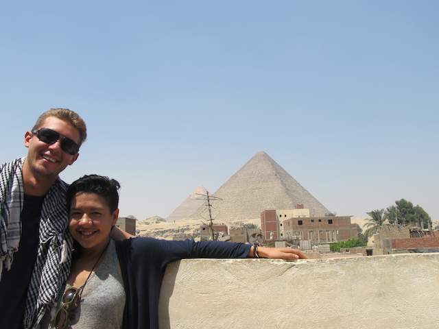 Me and Sage at the Pyramids