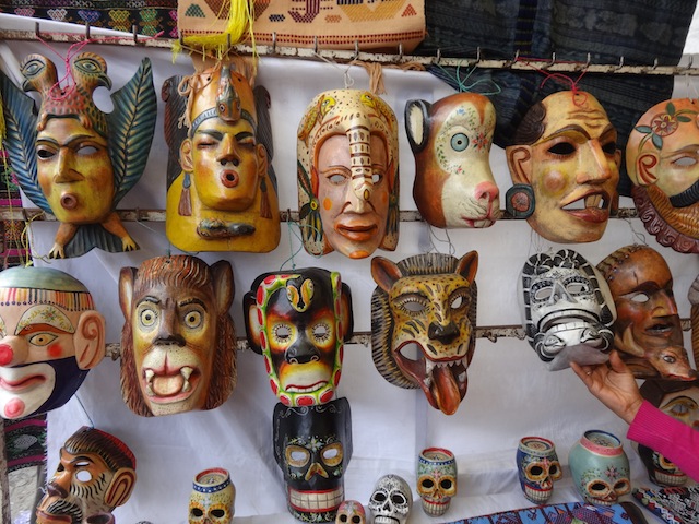 Mayan animal masks