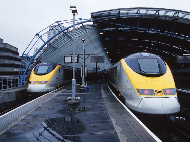Perhaps the most difficult train to hop in the world, Eurostar