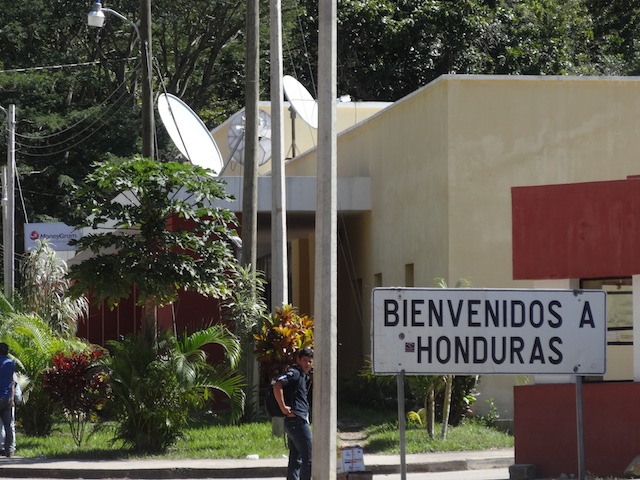 The border to Honduras