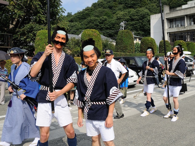 As part of the Japanese course I was asked to join the annual summer parade. As part of the tradition we drank heavily that morning.