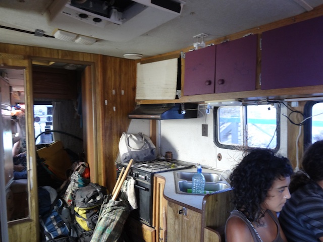Got picked up by some cool locals in an RV in Nicaragua.