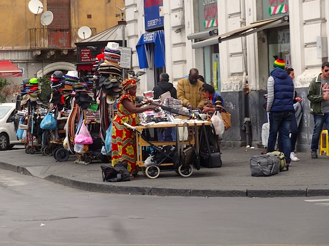 Street vendor, Catania, Sicily