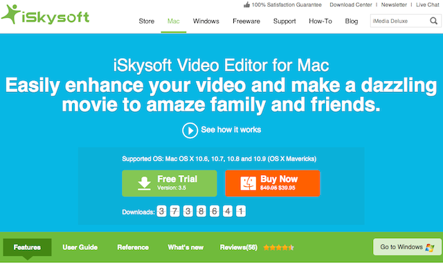 Cheapest iSkysoft Video Editor 6