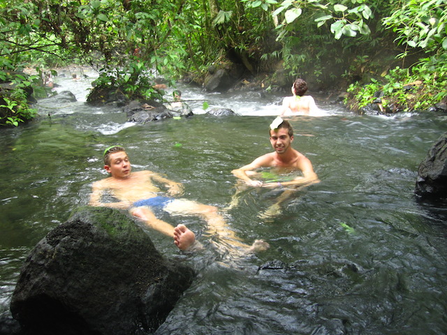 amazing hot spring river in la fortuna costa rica
