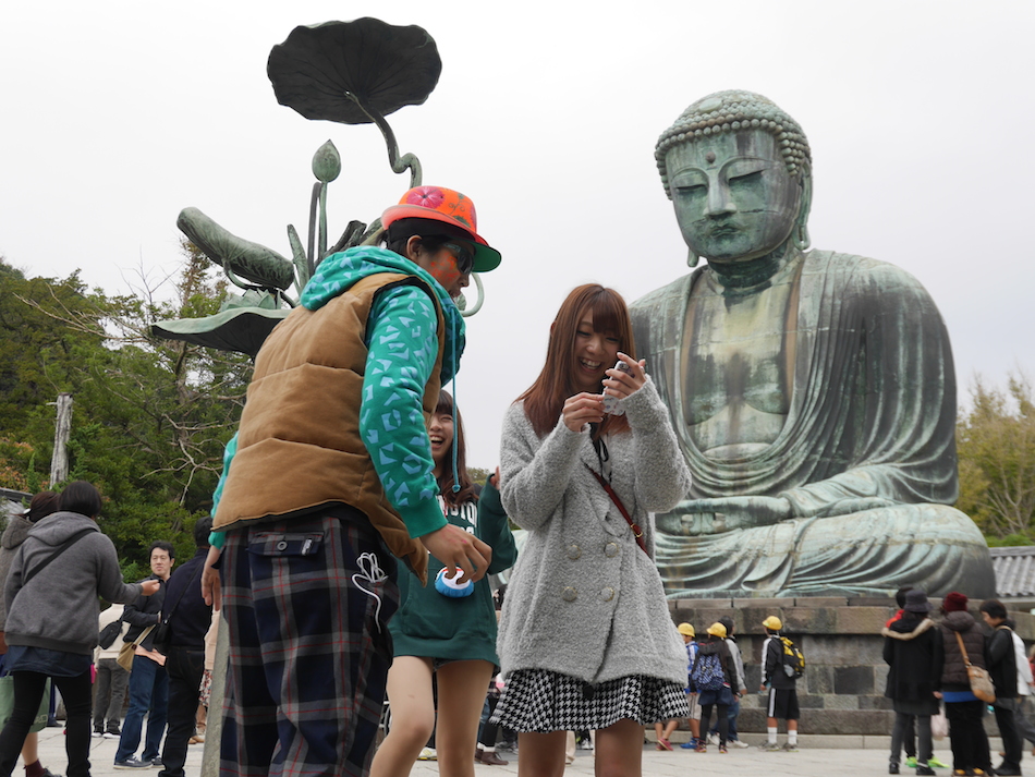 big buddha in kamakura japan