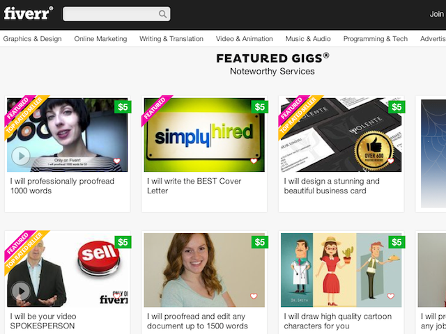 Fiverr is a site where you can sell an service you can think of.