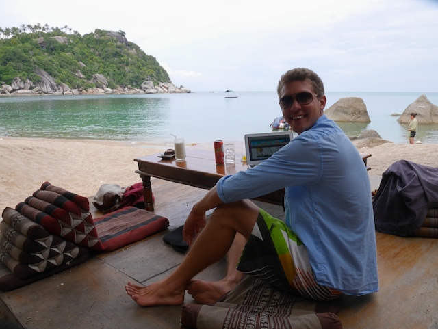 Writing from Ko Pha Ngan Thailand