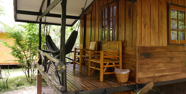 bungalow with hammock in thailand