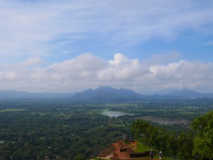 view from the top of lions rock