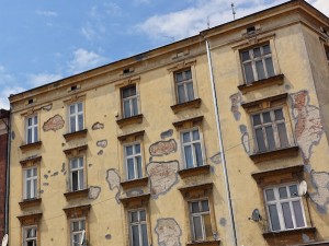 brick building in krakow poland