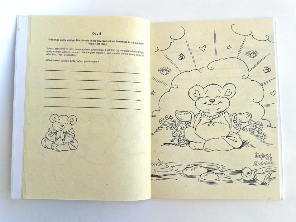 an inside look at buddha bear's enlightenment coloring book by guy gilchrist